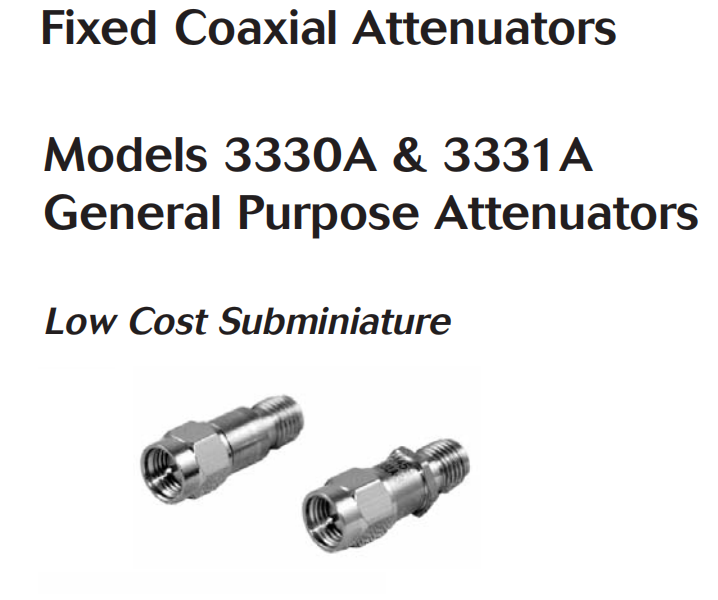 weinschel̶˥p3331A-xx