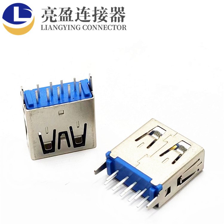 USB3.0BUSBֱAĸ180ʽDIPL=10.5MMusbӿ