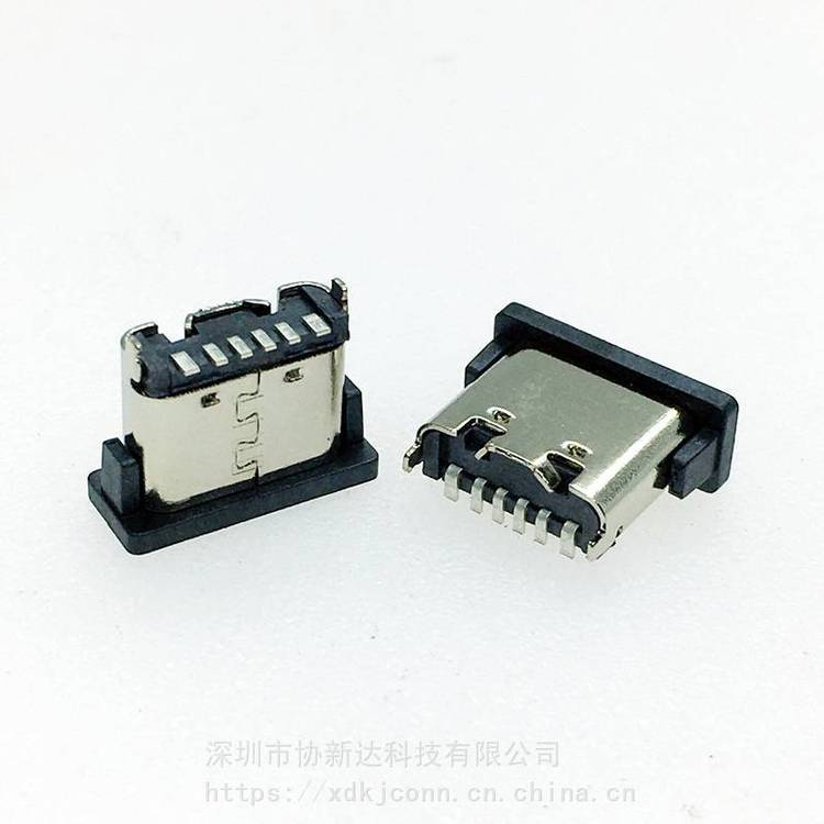 6PINʽƬĸUSB3.1ֱʽSMTTYPECNĸH=6.56.8MM