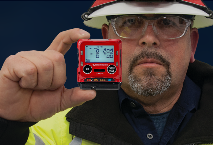 RKIGX-3R4GasMonitorÙzyxLEL,O2,H2S,CO